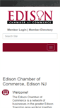 Mobile Screenshot of edisonchamber.com