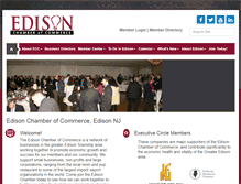 Tablet Screenshot of edisonchamber.com